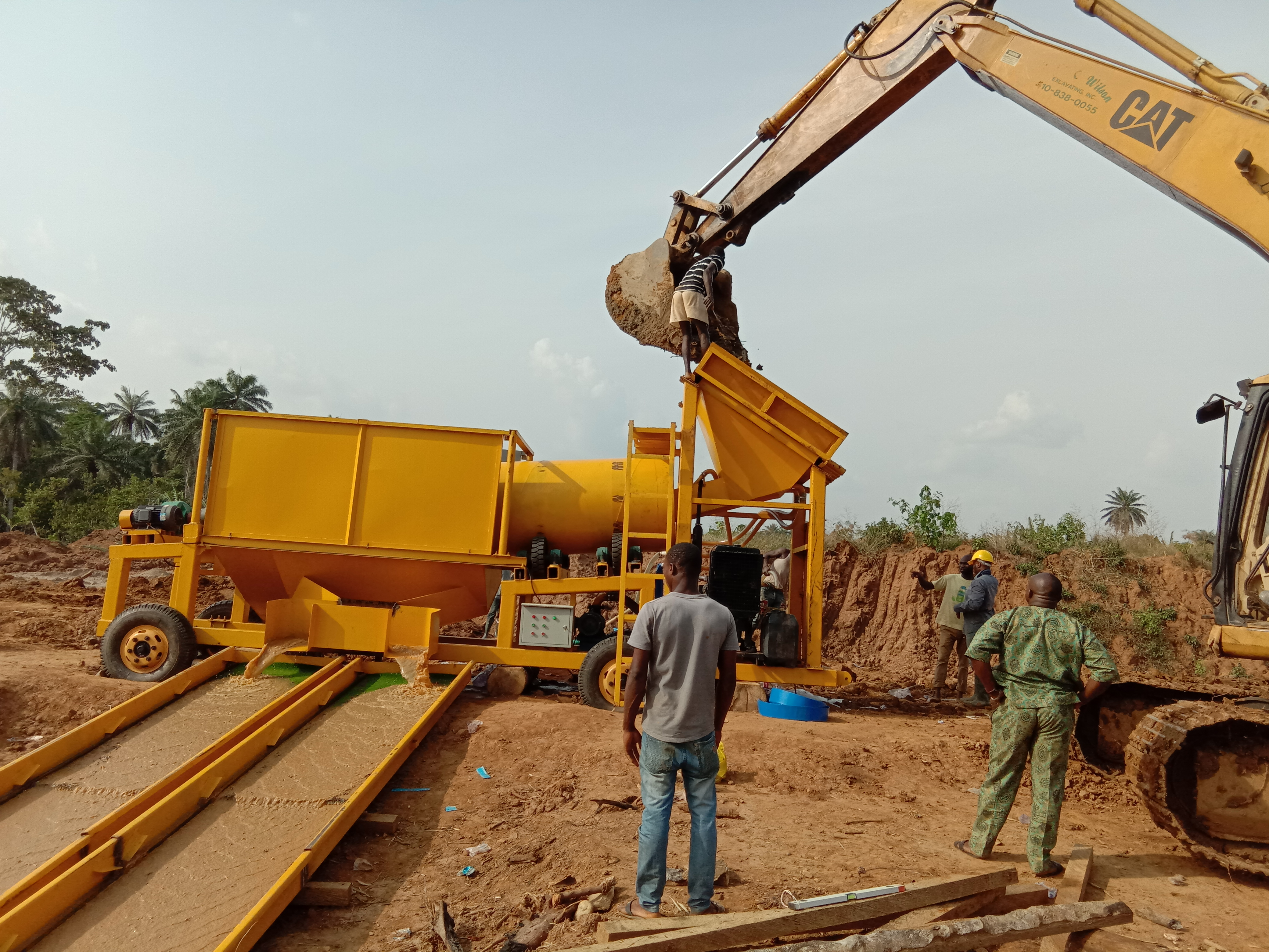Alluvial Gold Washing Plant