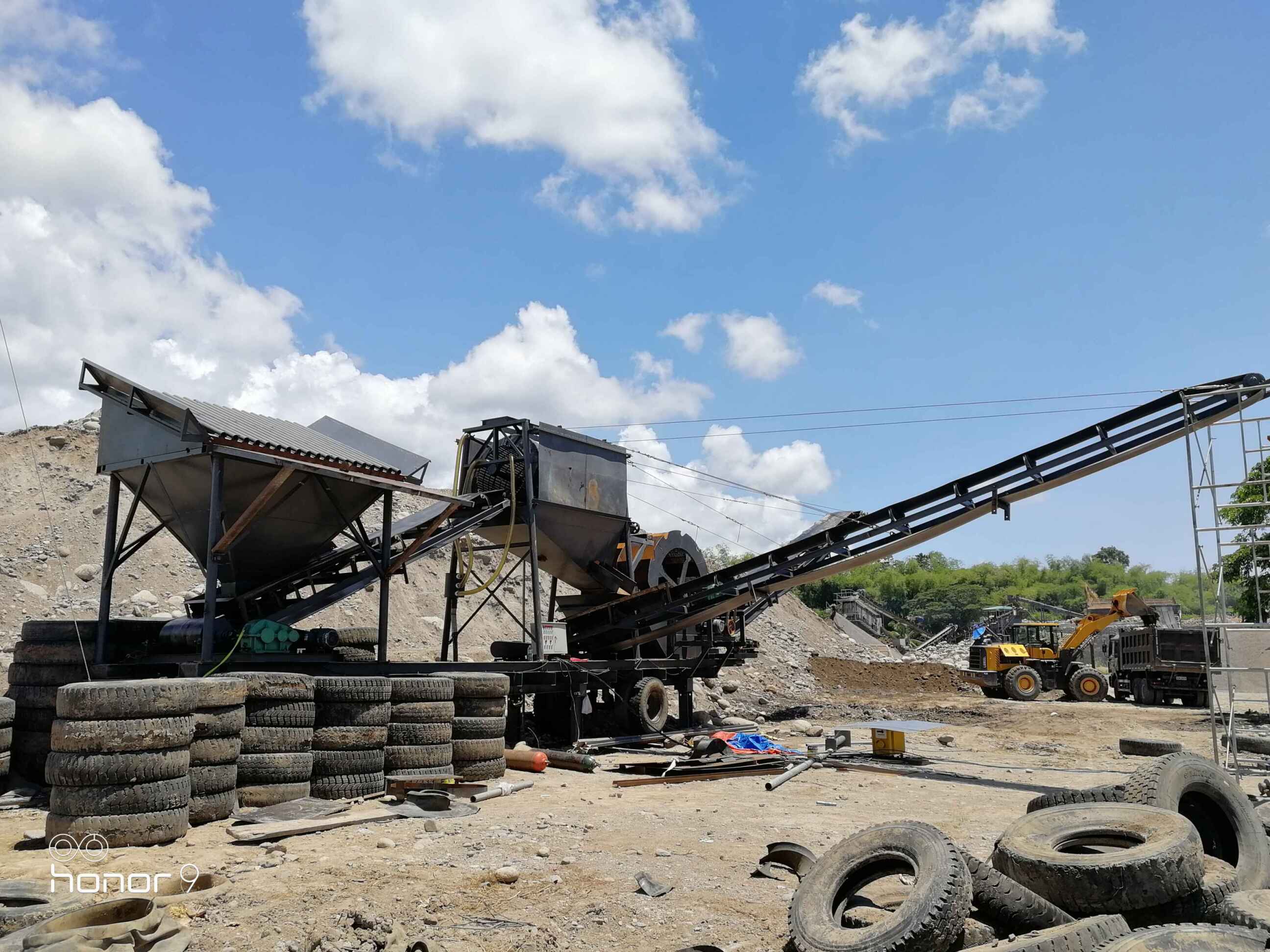 sand washing machine