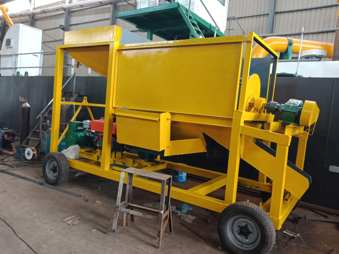 mobile gold washing plant
