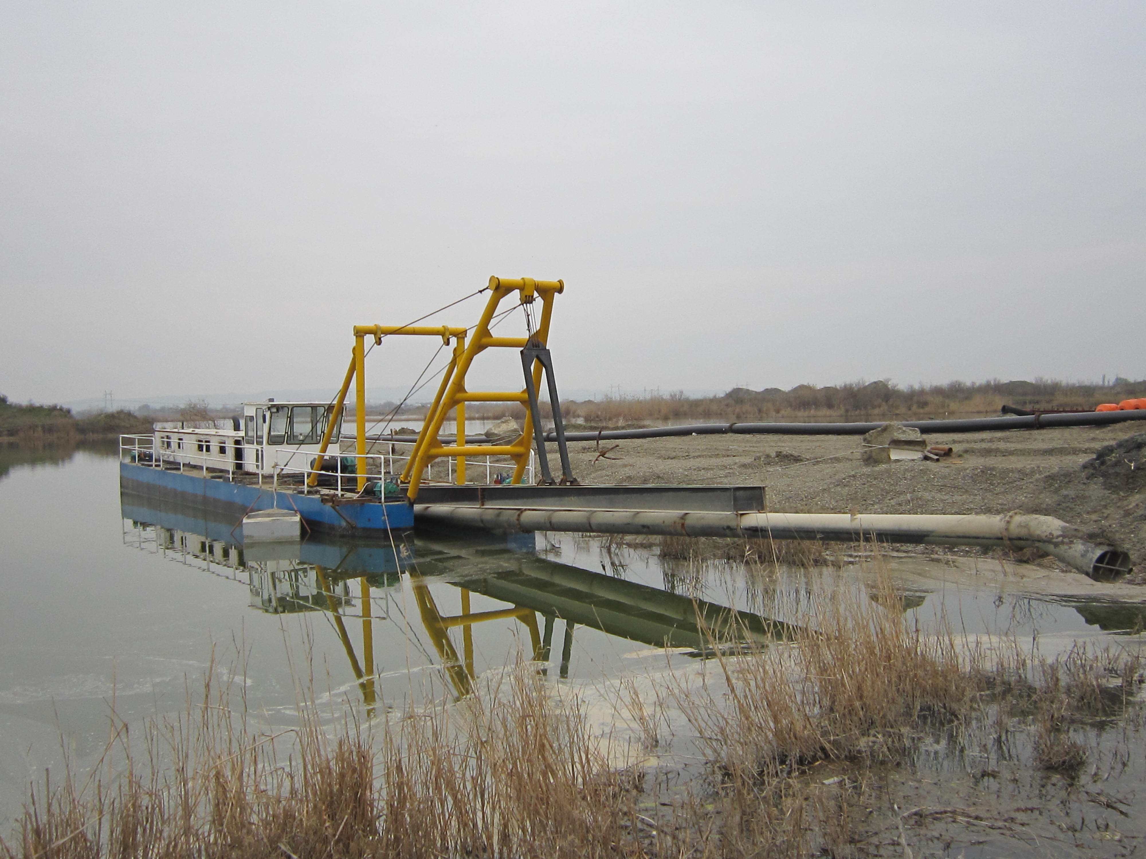 Sand Dredging ship