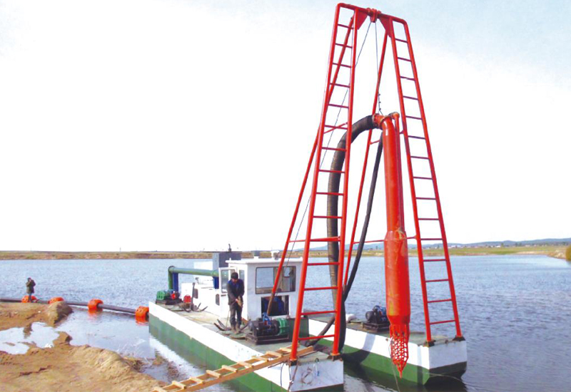 Sand Dredging ship