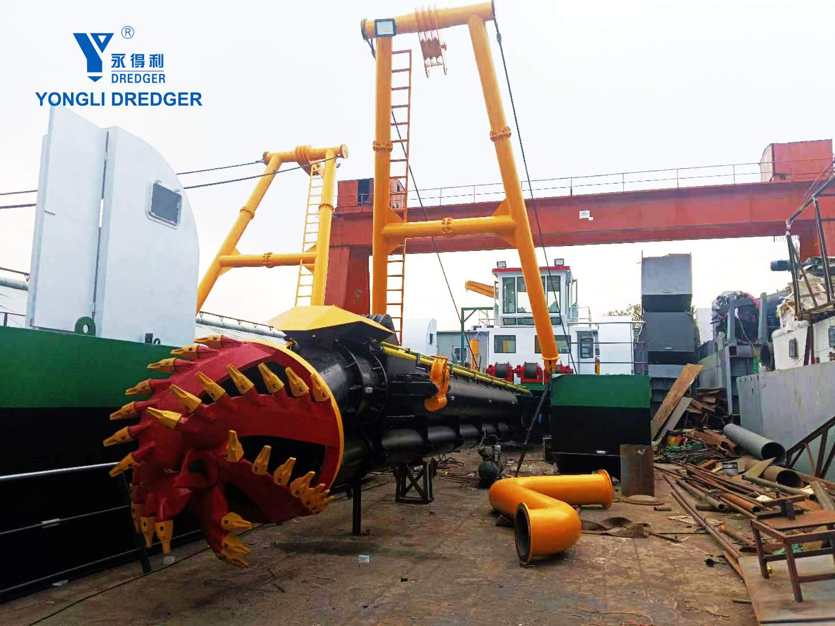 16 inch YLCSD400 2500cbm/hour cutter suction dredger