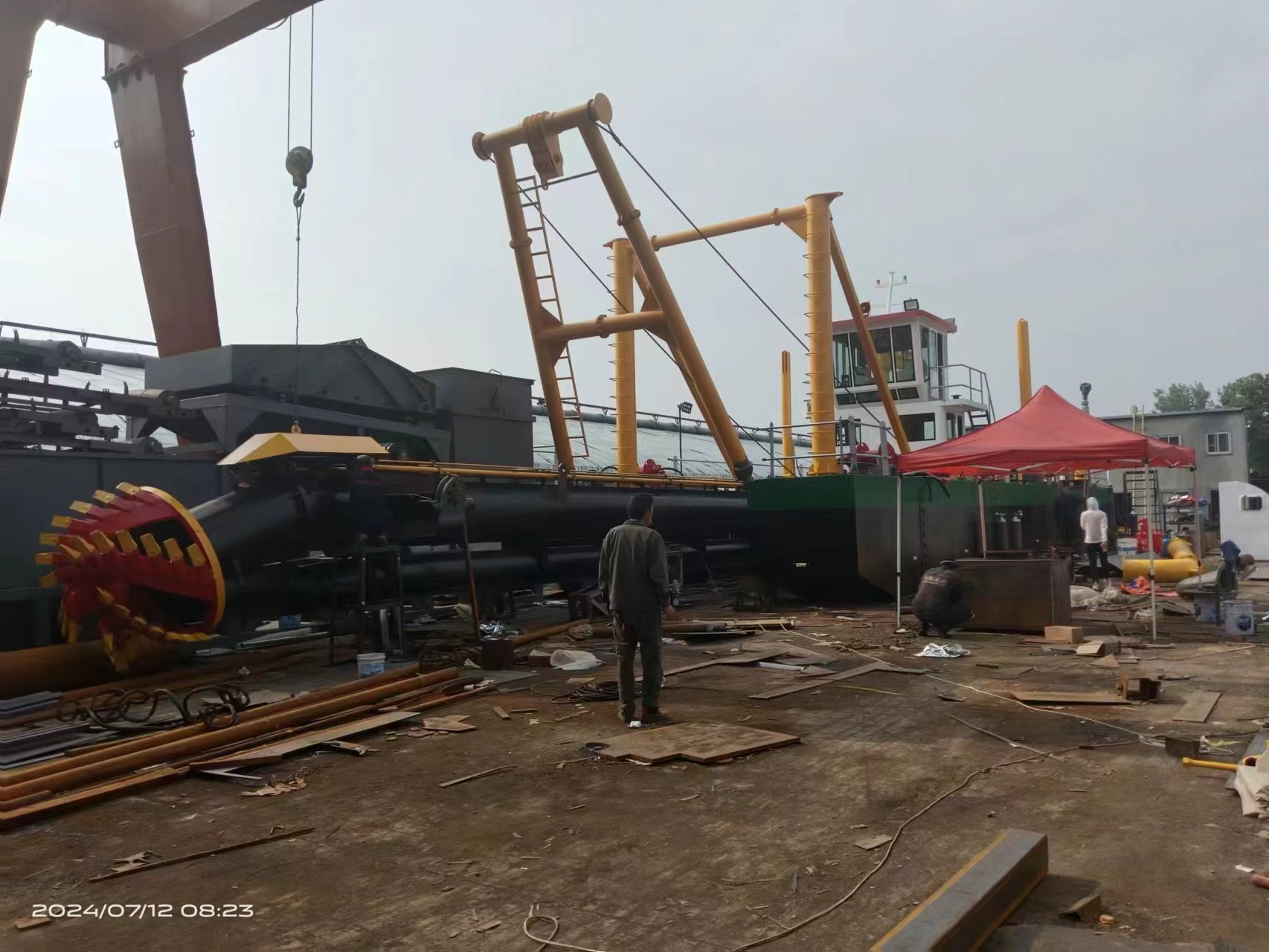 cutter suction sand dredger