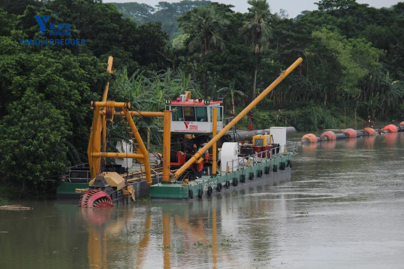 26 inch cutter suction dredger just finish assembling in Bangladesh