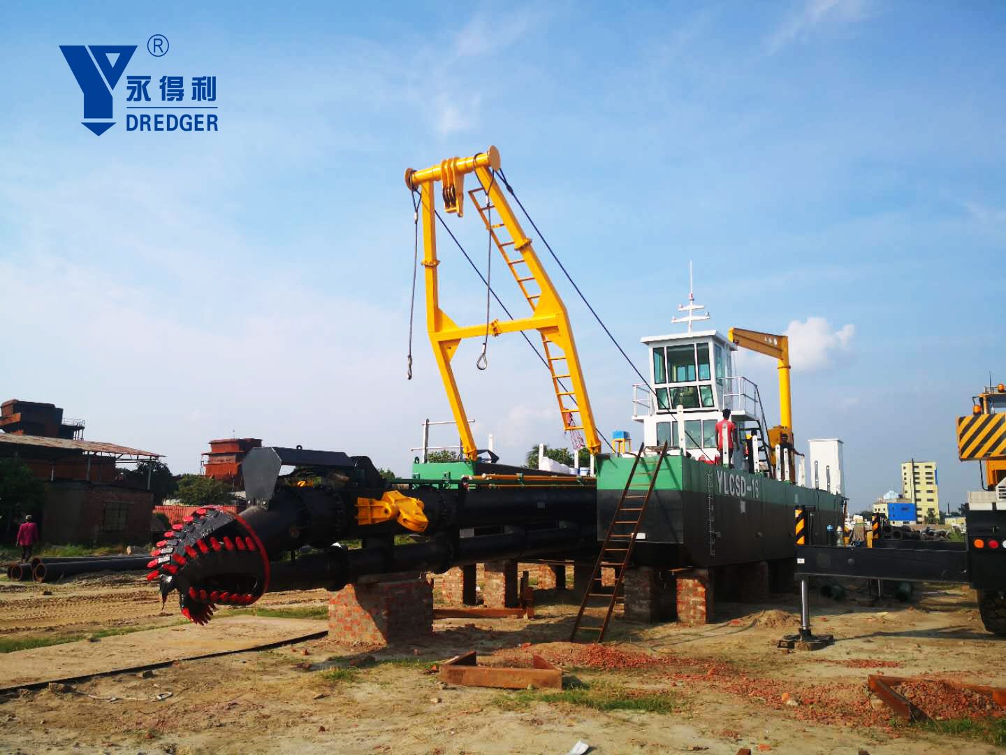 12 inch YLCSD300 Cutter suction sand dredging machine in Bangladesh