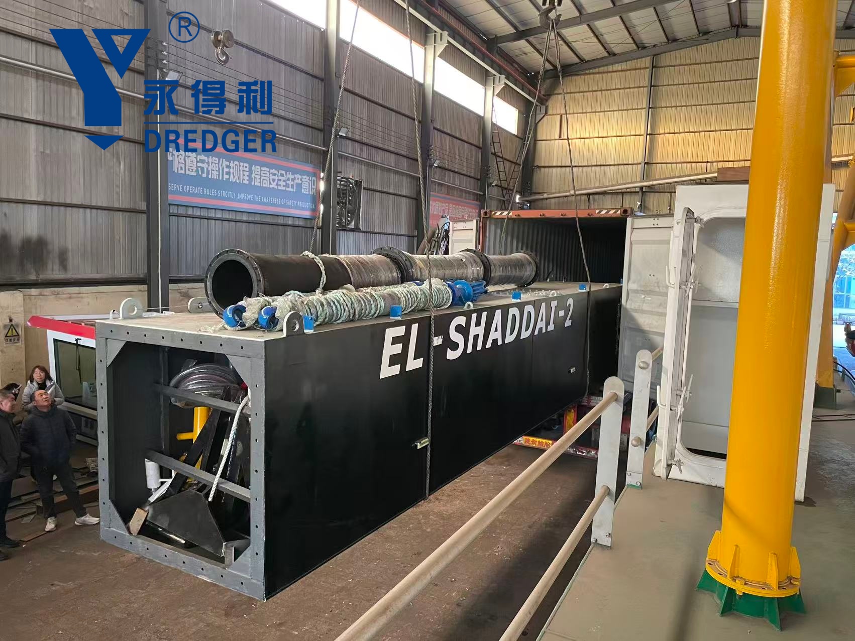 Portable Cutter Suction Dredger Shipped to India