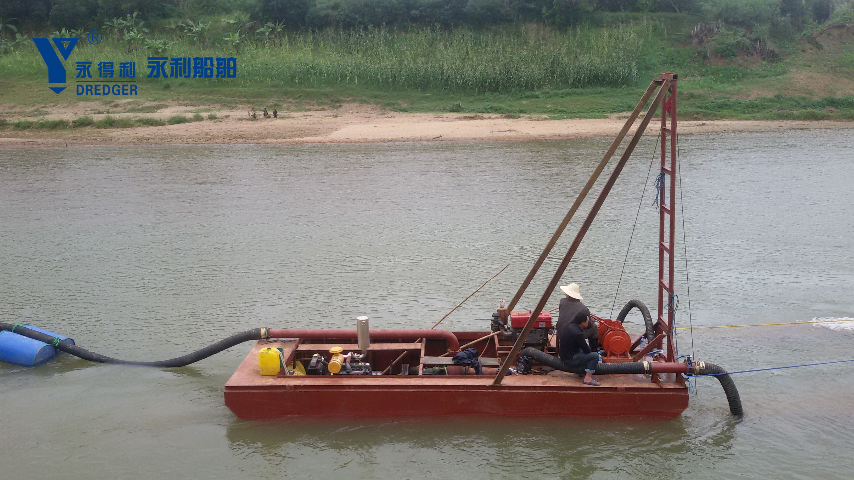 100m3/h Mini Dredger is widely required in the world