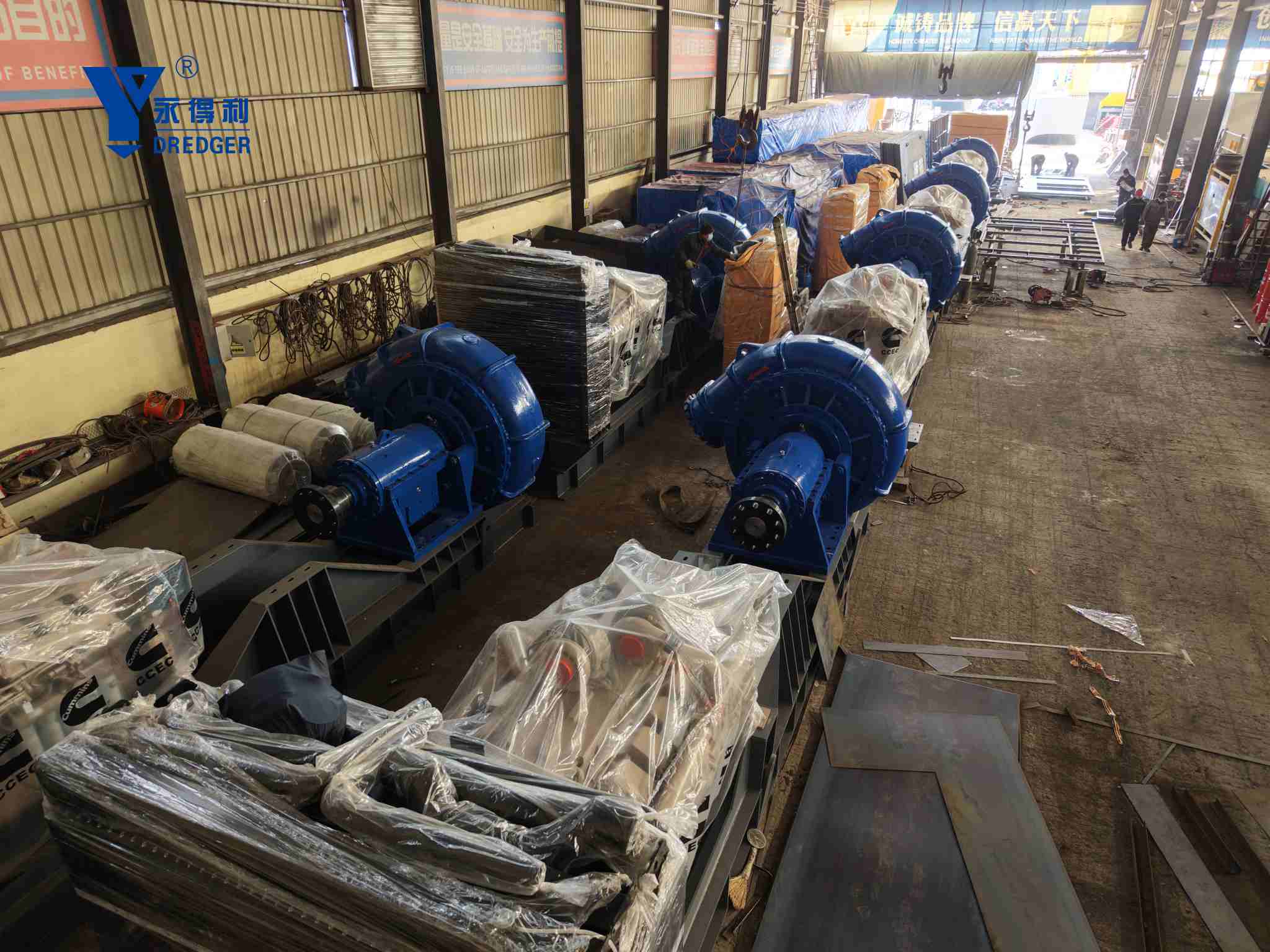 7 sets of 6000cbm/hour booster pump stations are under production