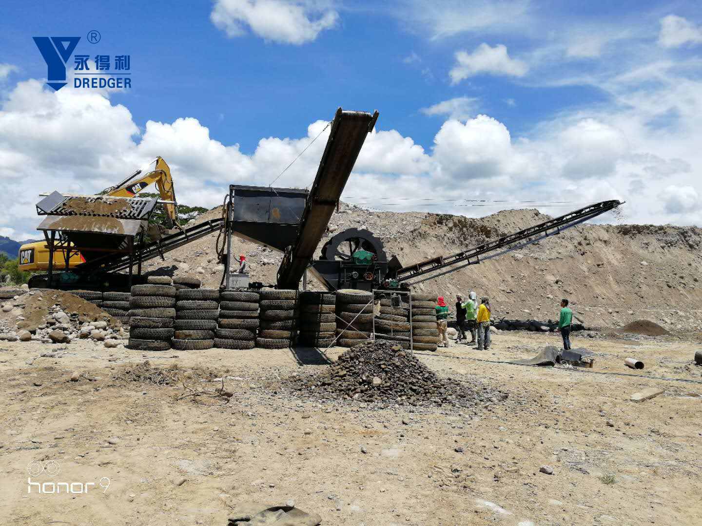 100 cubic meter per hour sand washing plant worked in Philippines