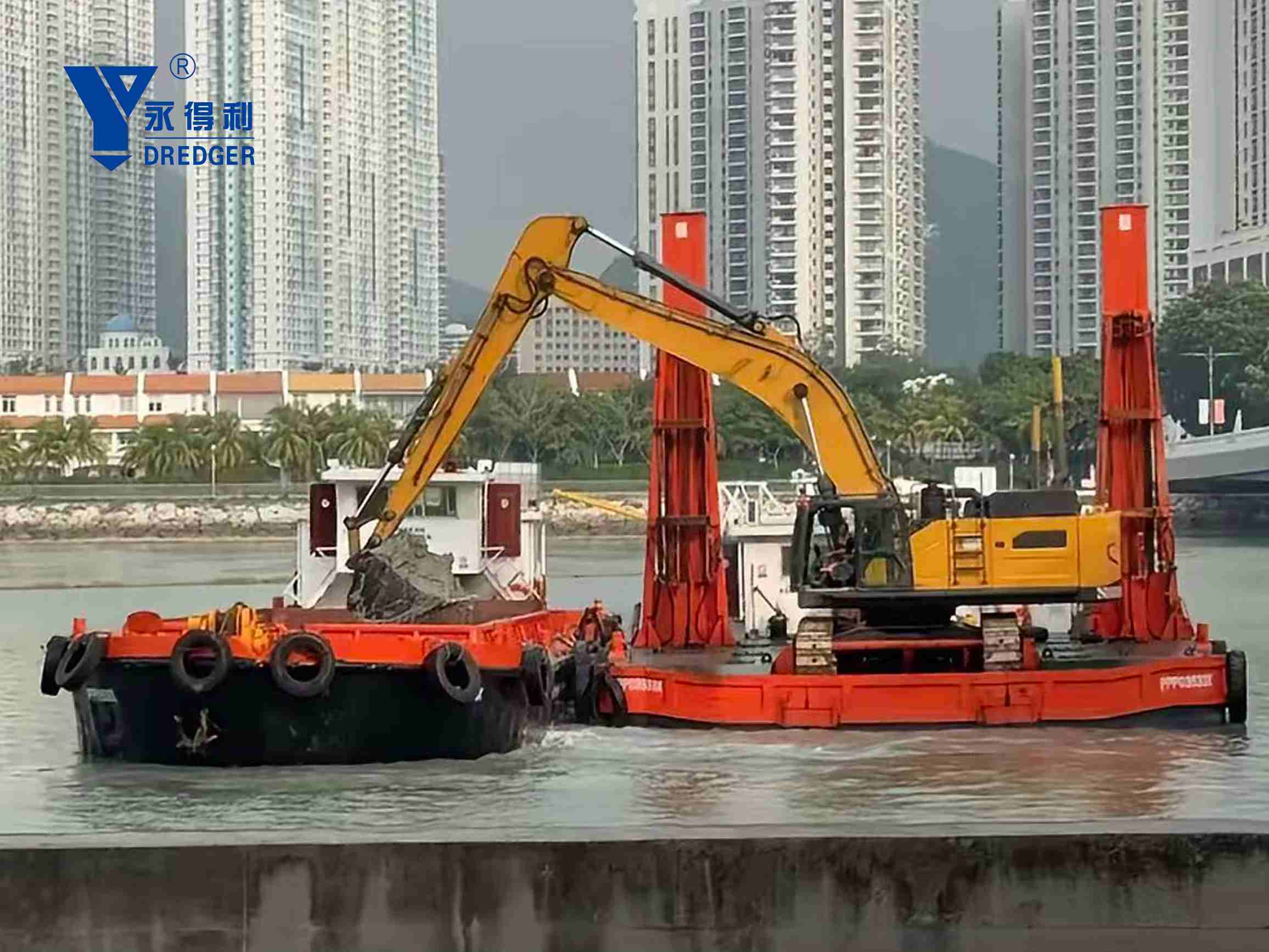 China Yongli Made Backhoe Dredger For sale