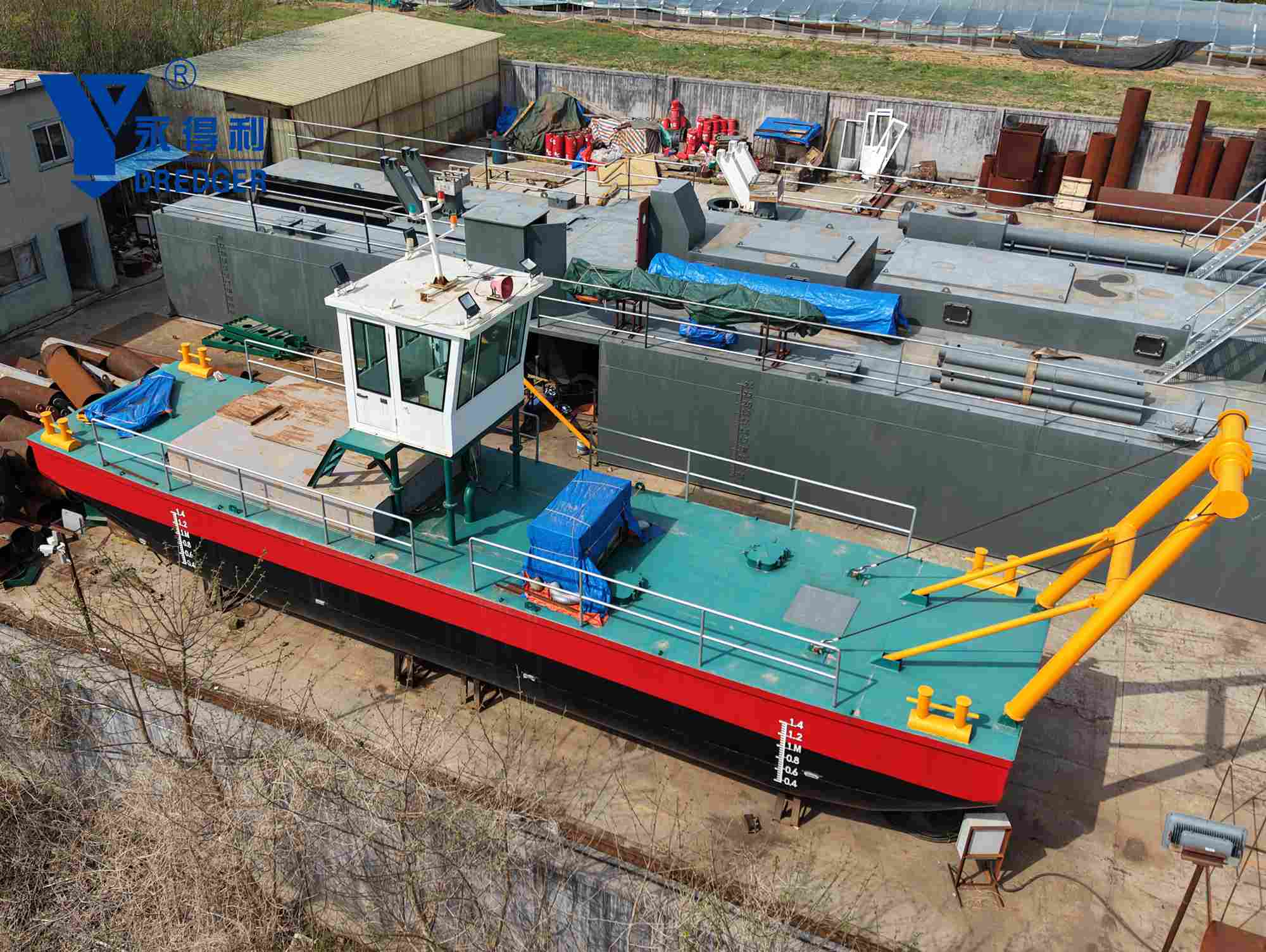 one set of 2 propellers work boat at stock for sale