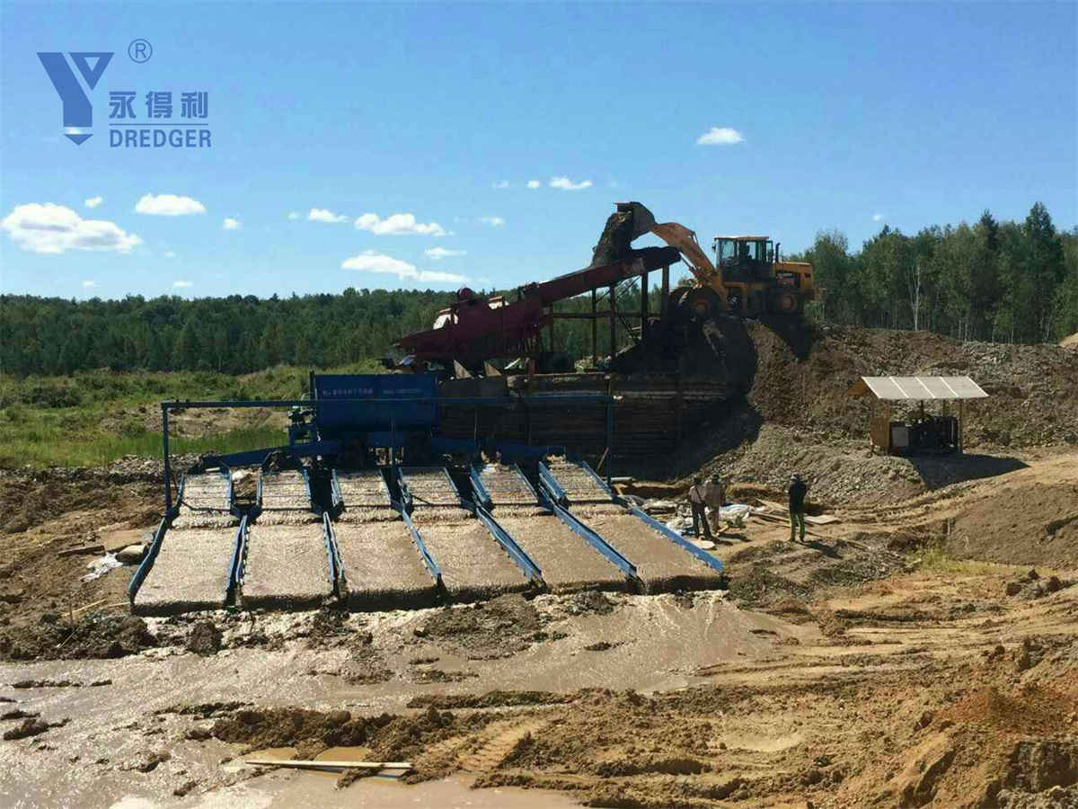 Gold washing plant