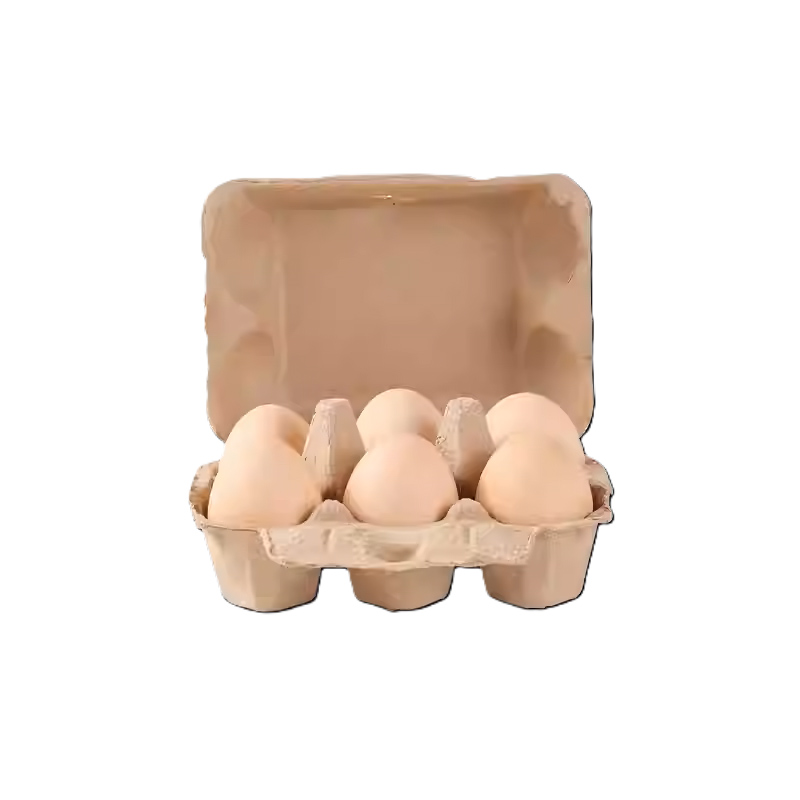 6-Cell Molded Pulp Egg Tray 6-Cell Molded Pulp Egg Tray