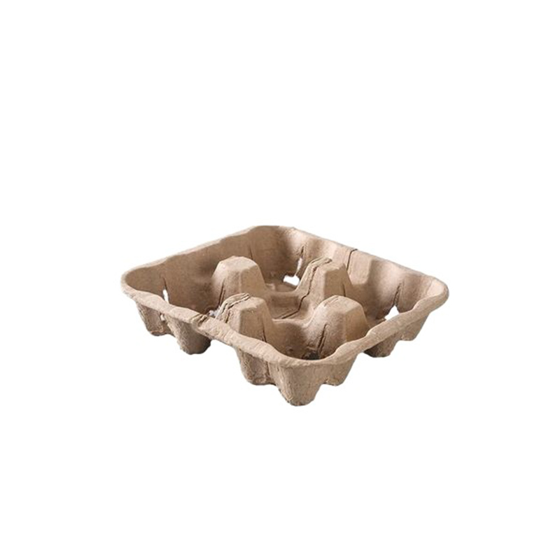 4-Cup Molded Pulp Tray