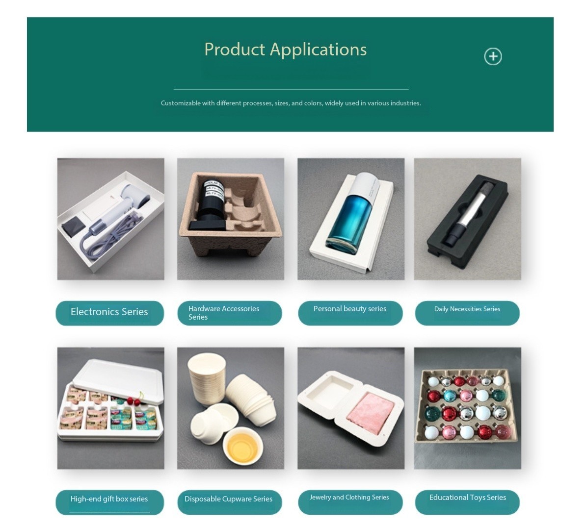 Electronics Pulp Packaging Tray