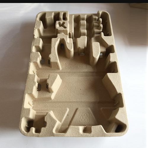 Vassoio di imballaggio in pasta di cellulosa per la protezione di prodotti elettrici
