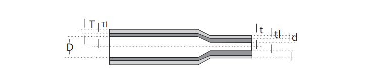 Continuous heat shrinkable tubing