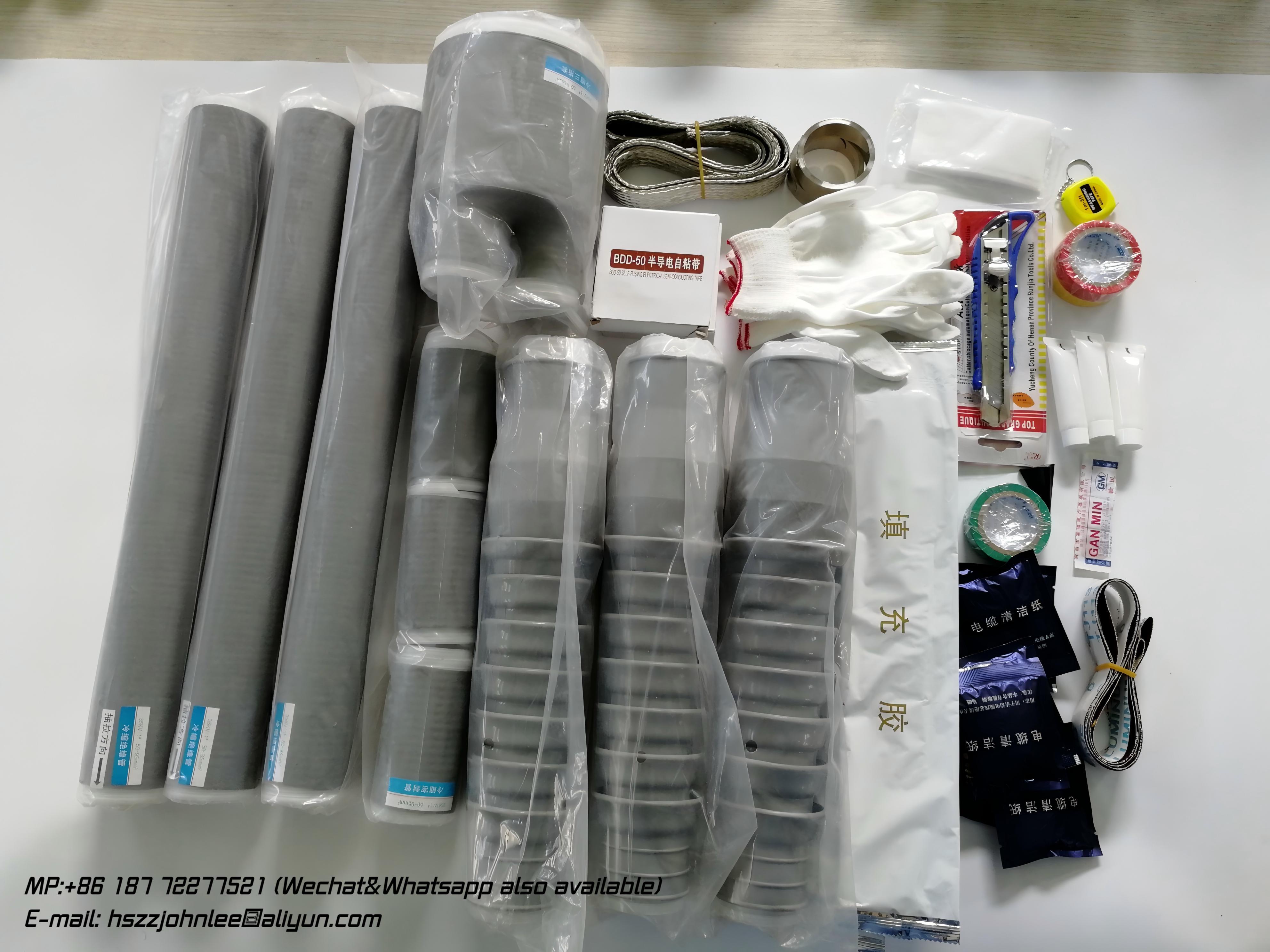 Cold shrinkable termination kits
