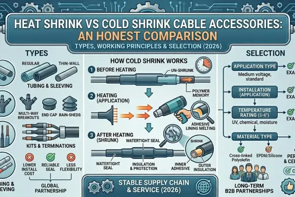 Термоусадочные и холодноусадочные кабельные аксессуары: честное сравнение (2026)