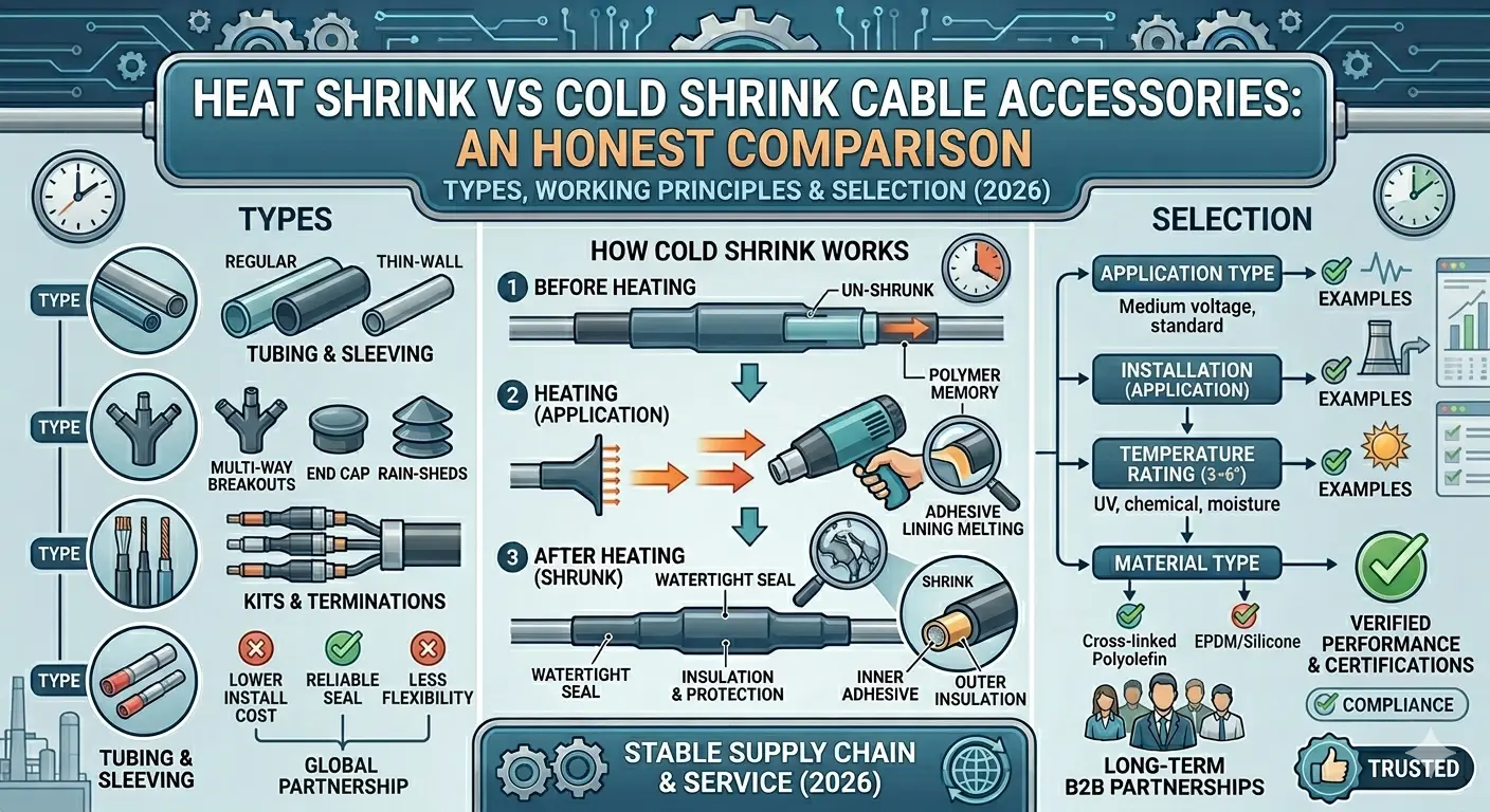 cold shrink vs heat shrink termination cold shrink vs heat shrink termination