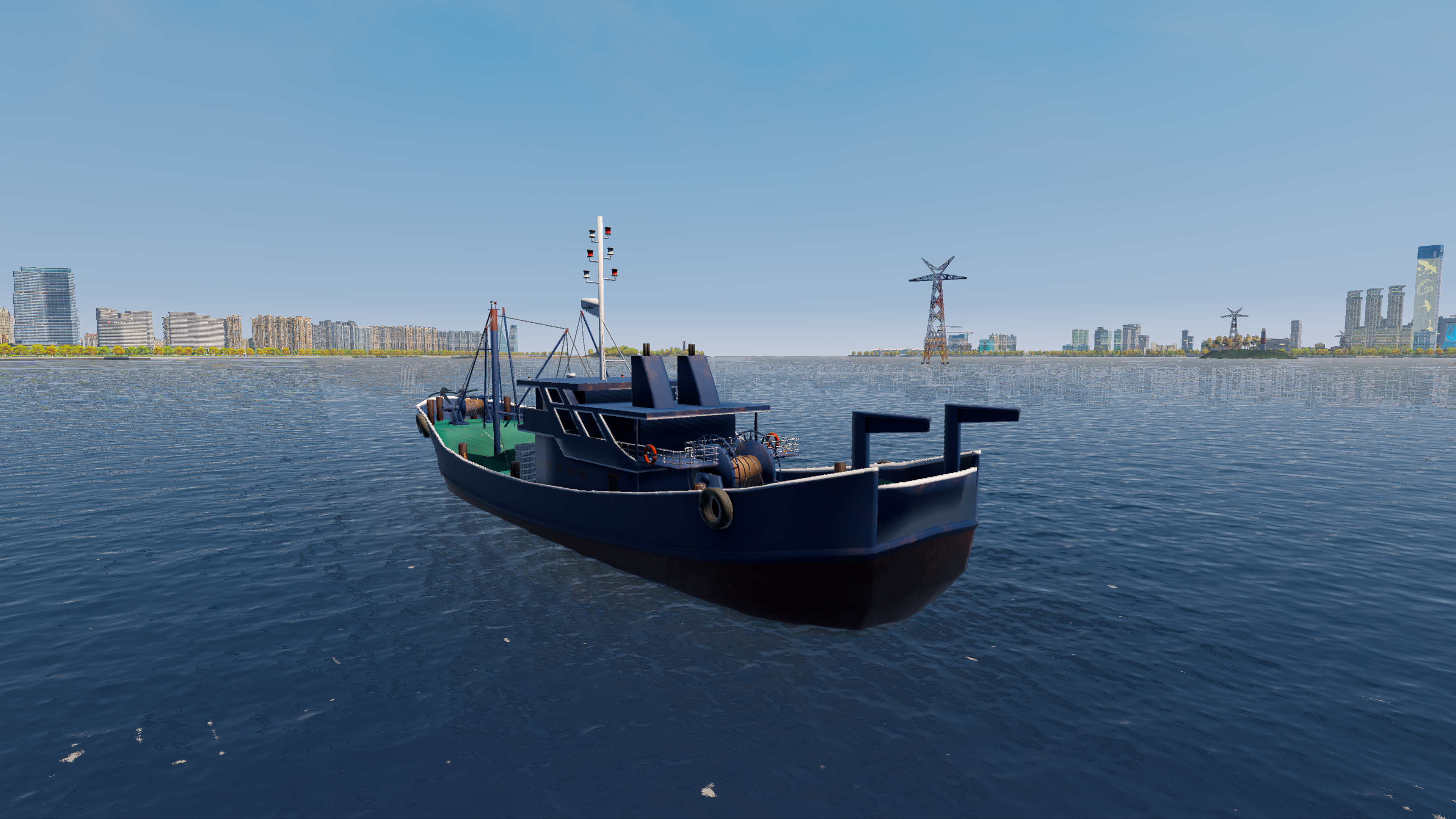Fishing boat simulator Fishing boat simulator