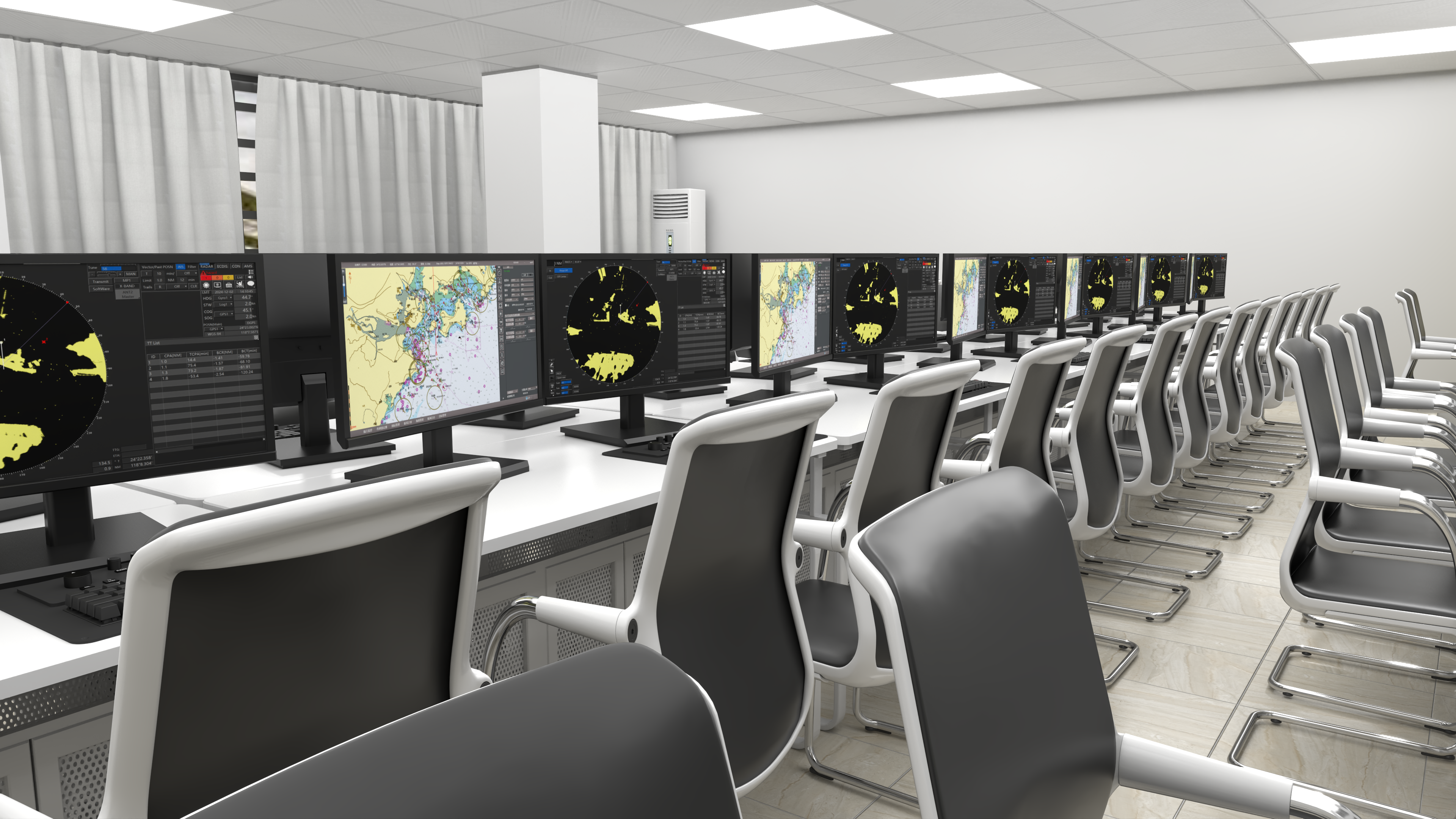 Unlimited Navigation Area Electronic Chart Simulator