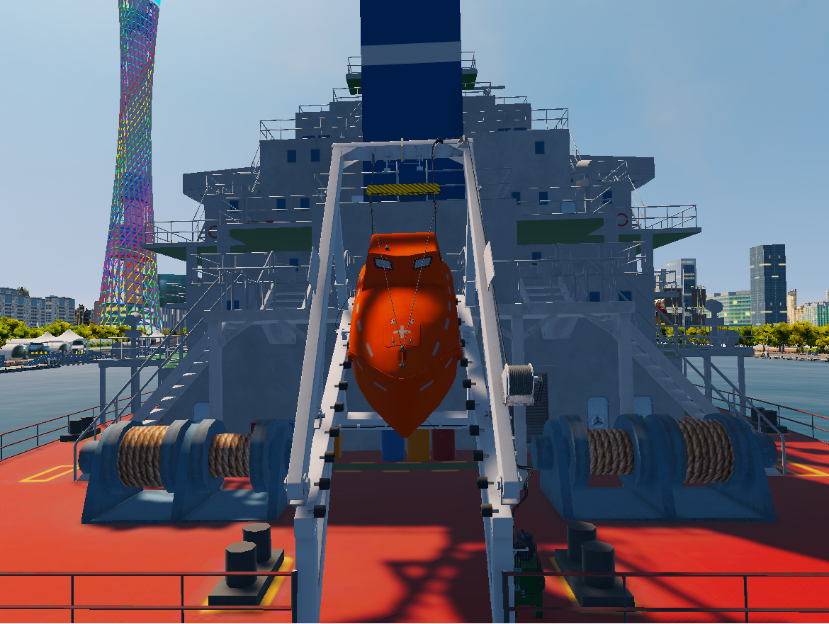 Marine Self Rescue Lifeboat Simulator