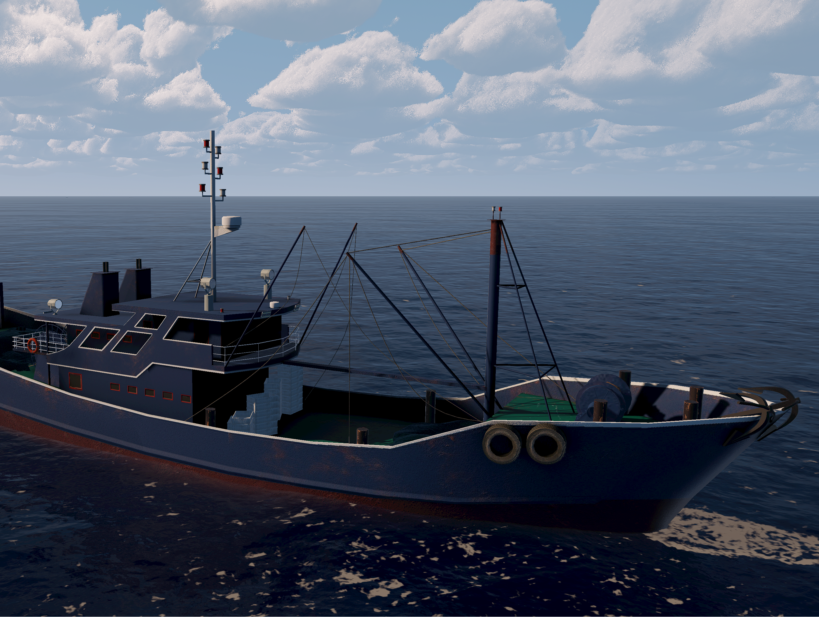 Fishing Boat Operation Simulator