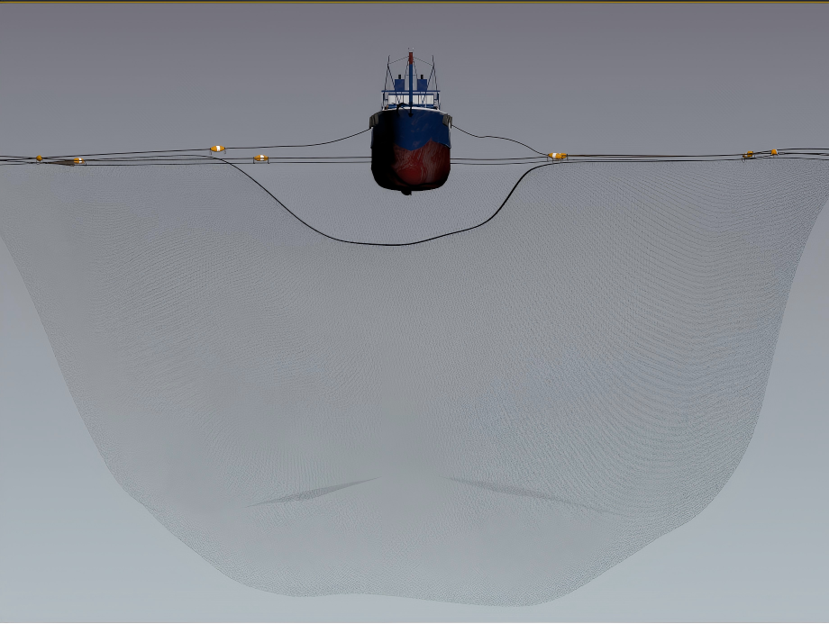 Fishing boat maneuvering and fishing simulation system