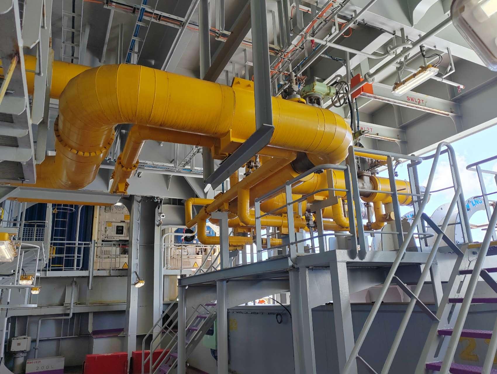 Dual Fuel Ship Engine Room And Liquid Bunkering Simulator