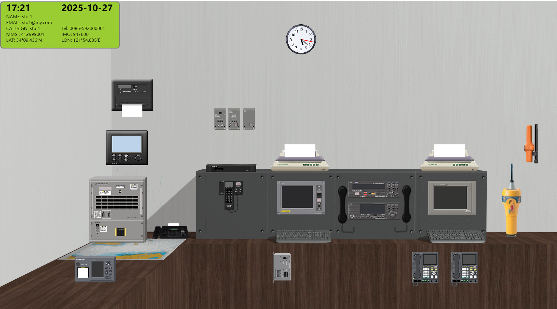 GMDSS simulator GMDSS simulator