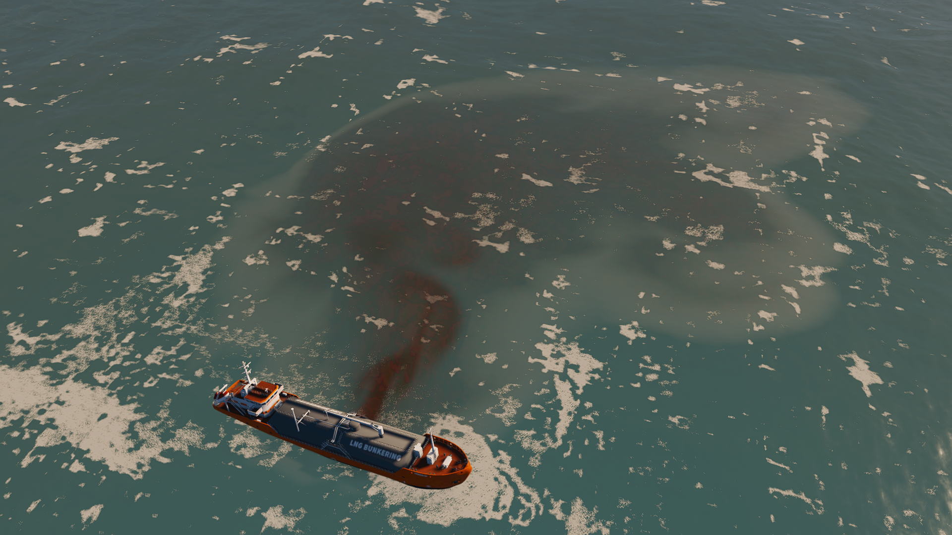 Oil spill response simulator Oil spill response simulator