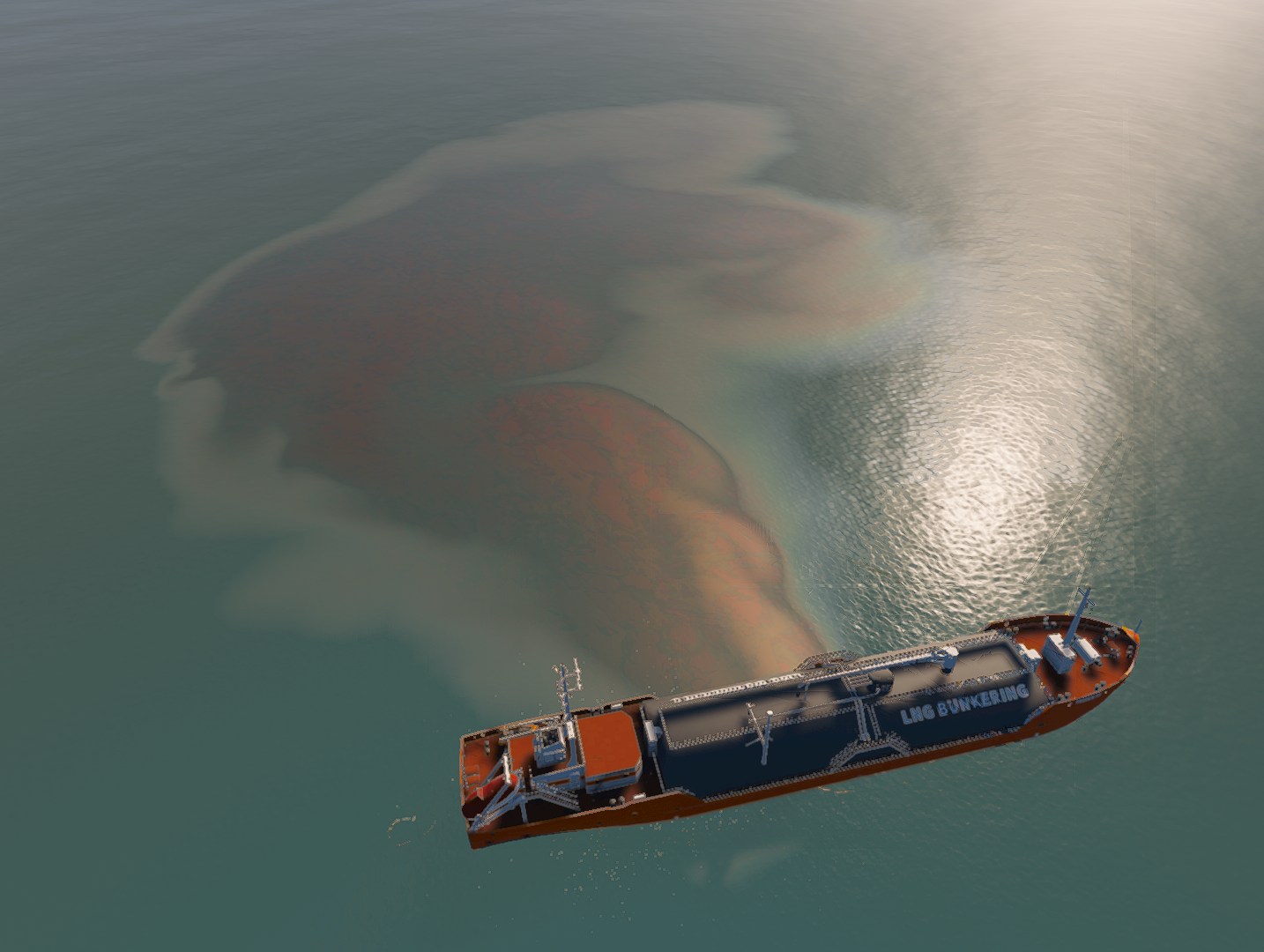 Ship Oil Spill Simulation Device Ship Oil Spill Simulation Device
