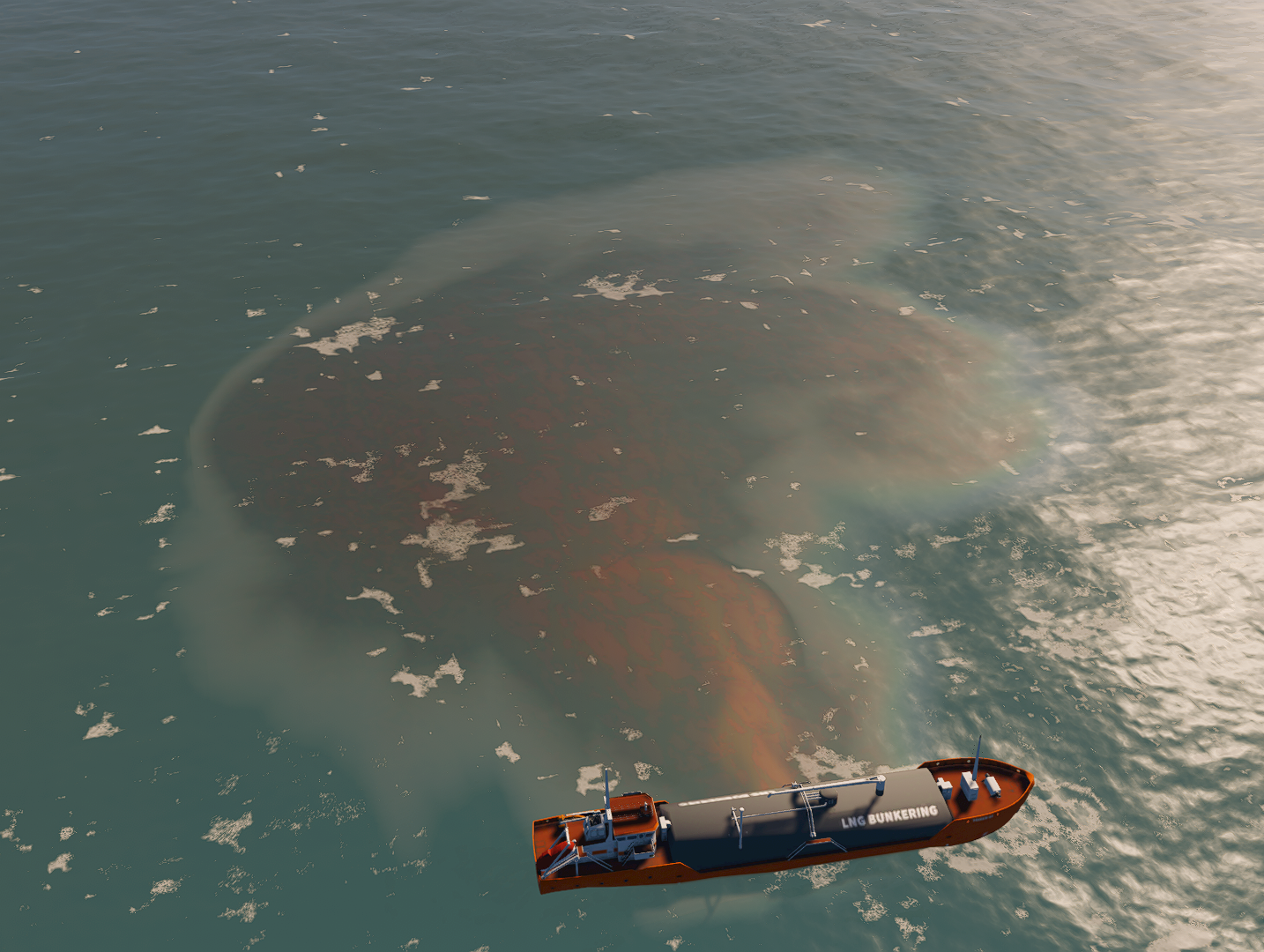 Ship Oil Spill Simulation Device