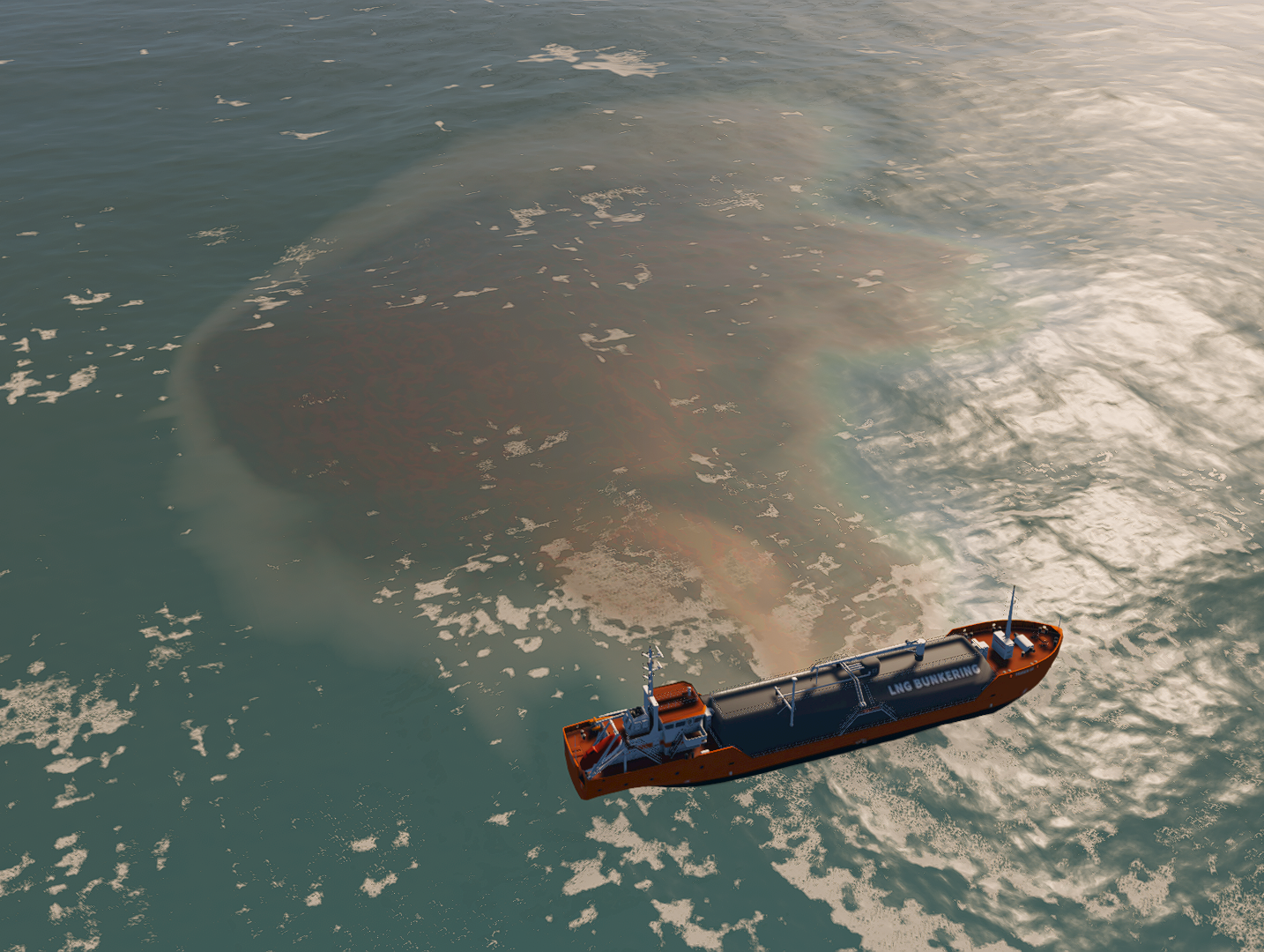Ship Oil Spill Simulation Device