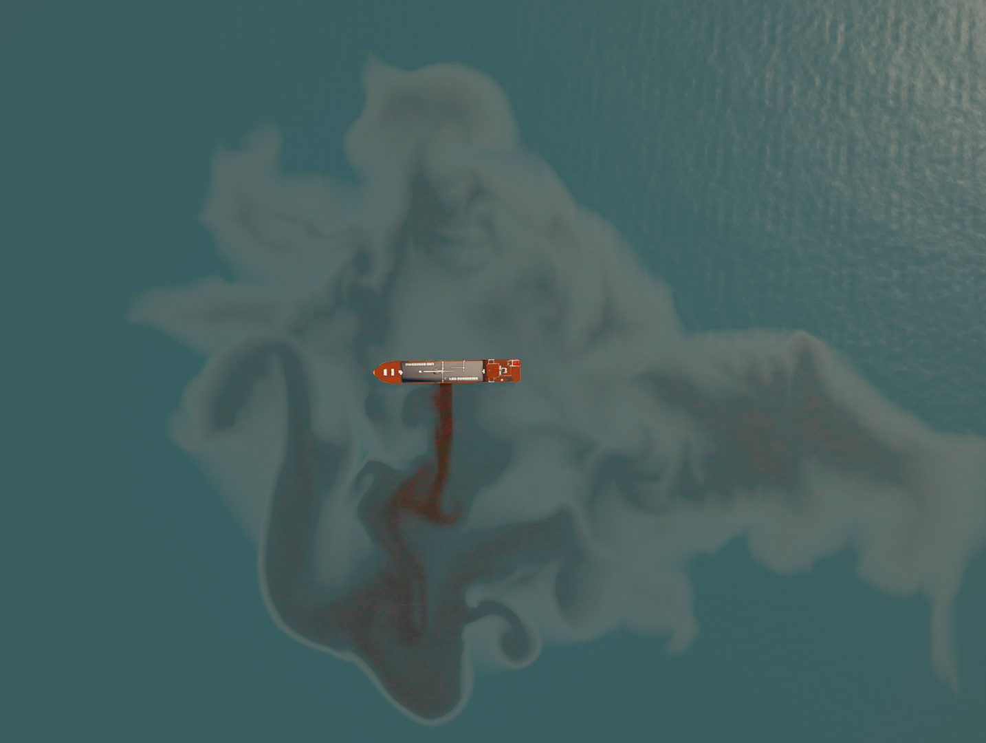 Ship Oil Spill Simulation Device