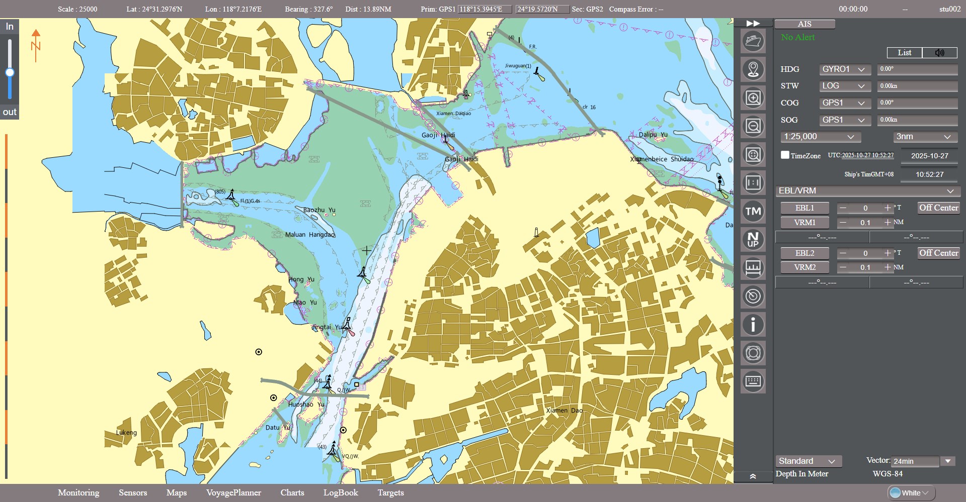 Electronic Chart Simulator
