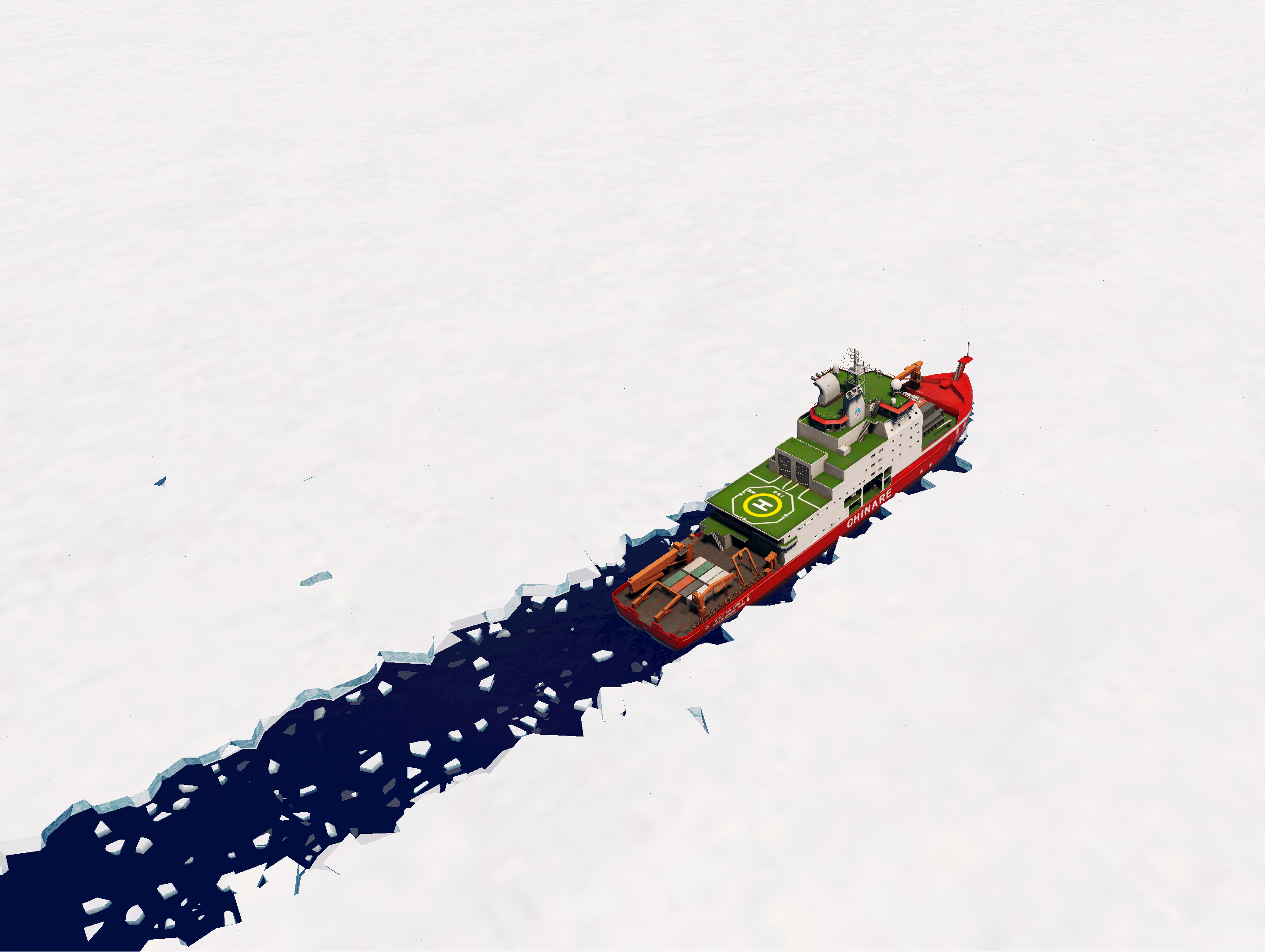 Marine Ice Area Navigation Simulator