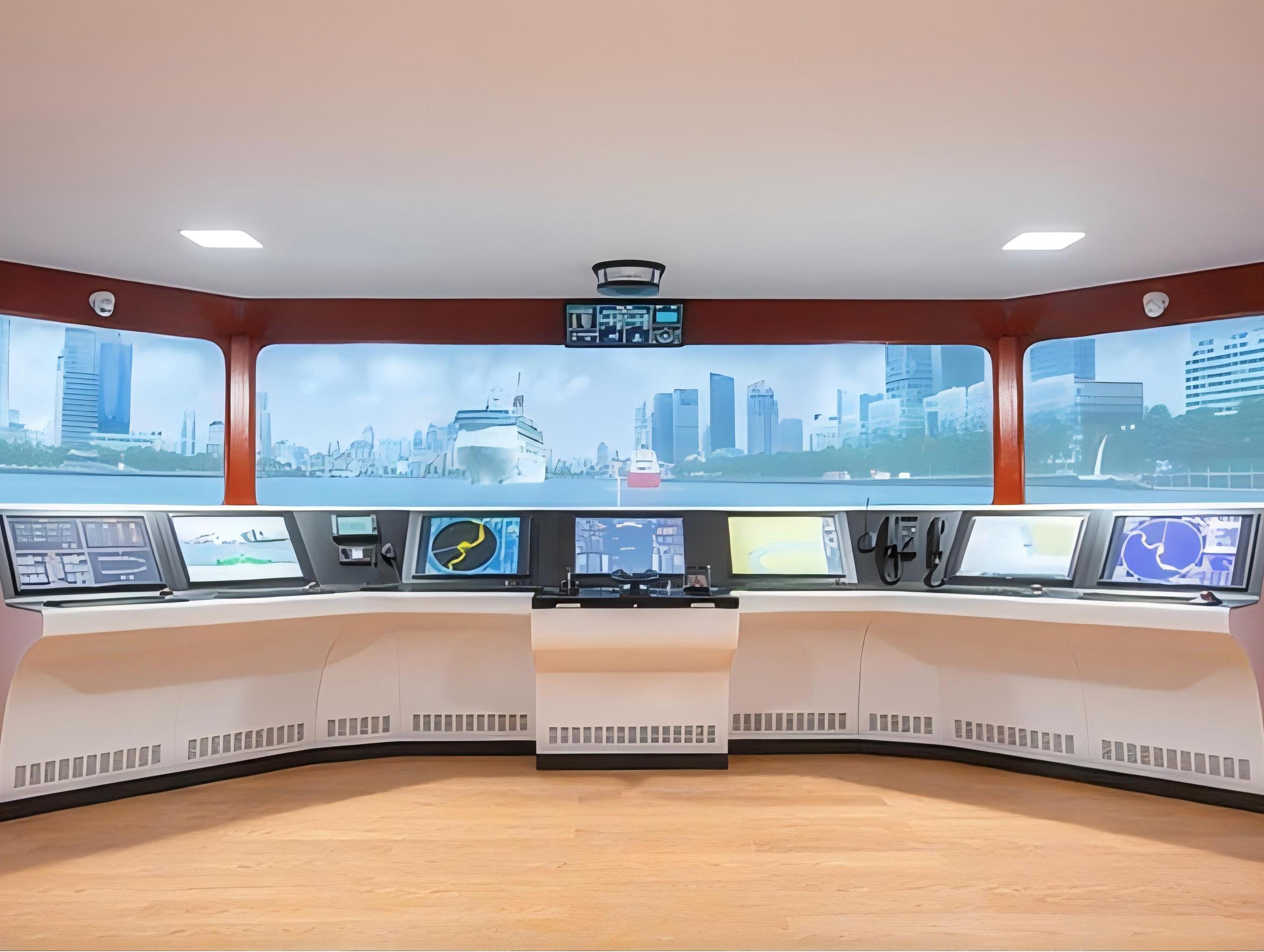Quanzhou Ocean Vocational College - 360-degree vision full-mission ship operation simulator