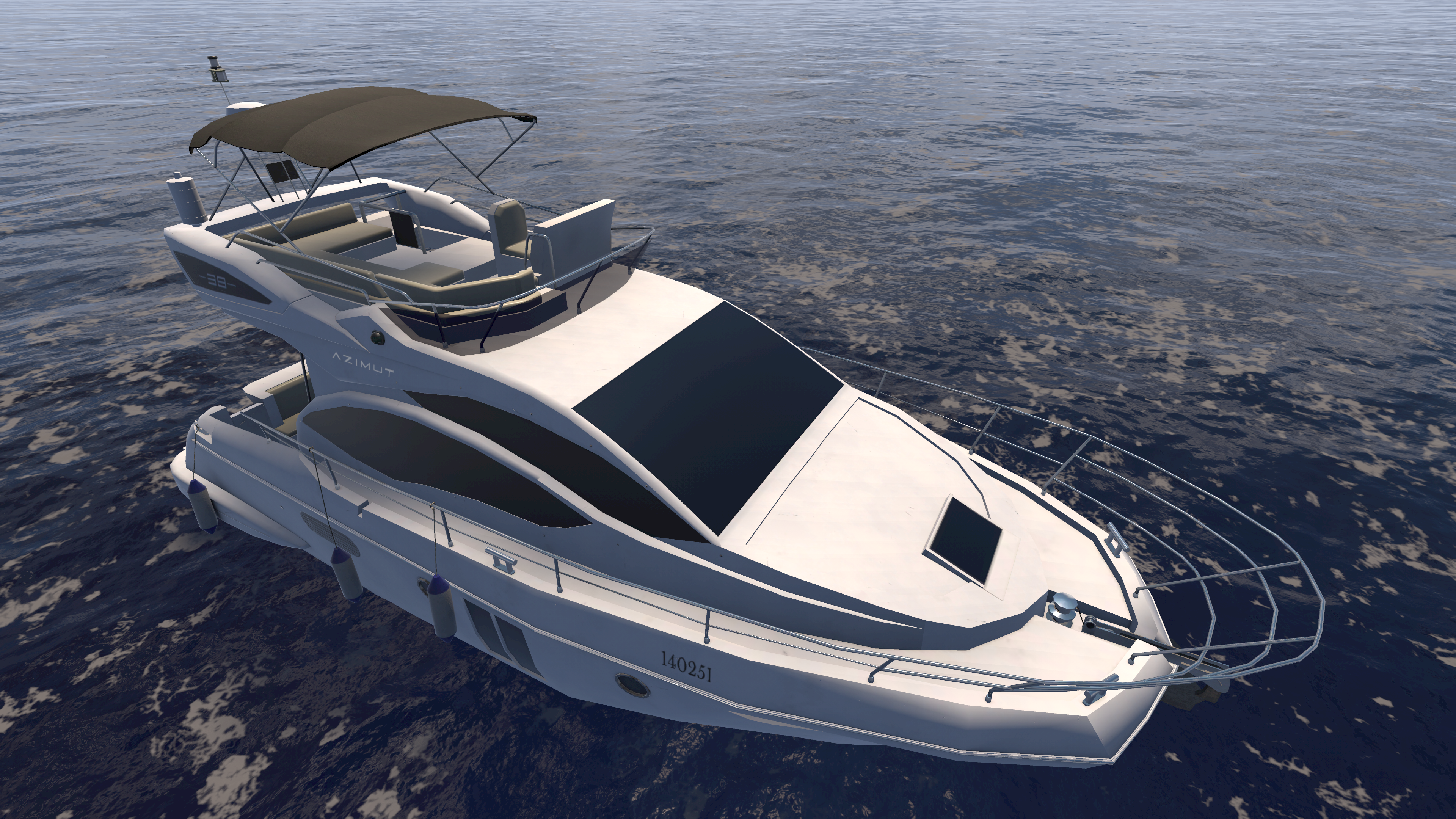 High-speed boat simulator High-speed boat simulator