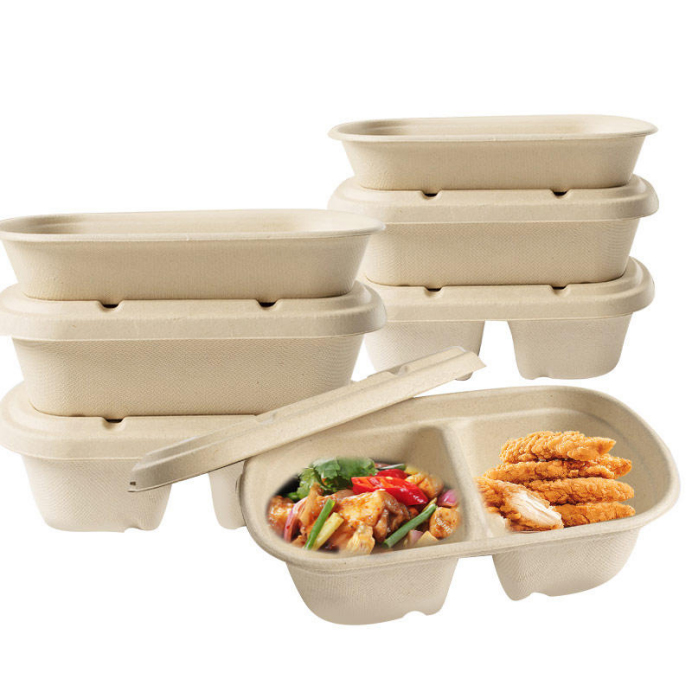 Supply eco friendly compostable take out sugarcane food containers ...
