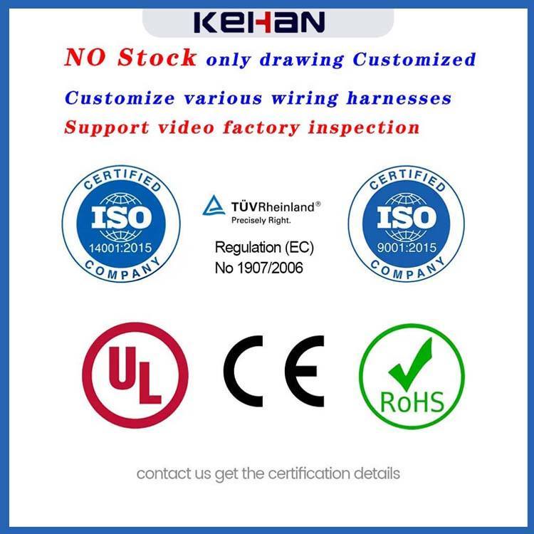 Custom JST Cable Assemblies 2P 3P 4P 5P 6P Jumper Electrical Wire Harness