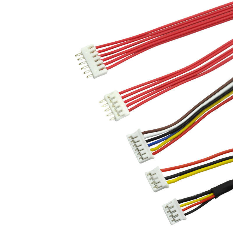 Arnés de cableado electrónico JST/MOLEX alternativo MX1.5/SZN1.5, cable terminal rojo y negro, cobre estañado, voltaje personalizable.