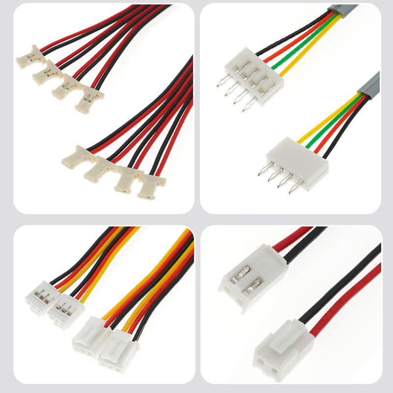 Arnés de cableado electrónico JST/MOLEX alternativo MX1.5/SZN1.5, cable terminal rojo y negro, cobre estañado, voltaje personalizable.