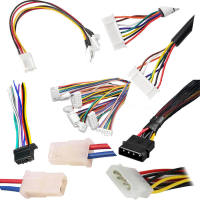 Arnés de cableado electrónico JST/MOLEX alternativo MX1.5/SZN1.5, cable terminal rojo y negro, cobre estañado, voltaje personalizable.