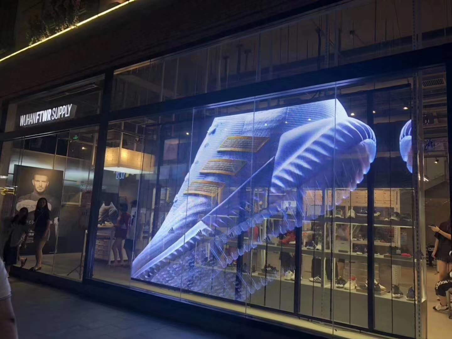 Transparent LED Displays and Screens for Wall, Film, Mesh, Net, and Glass