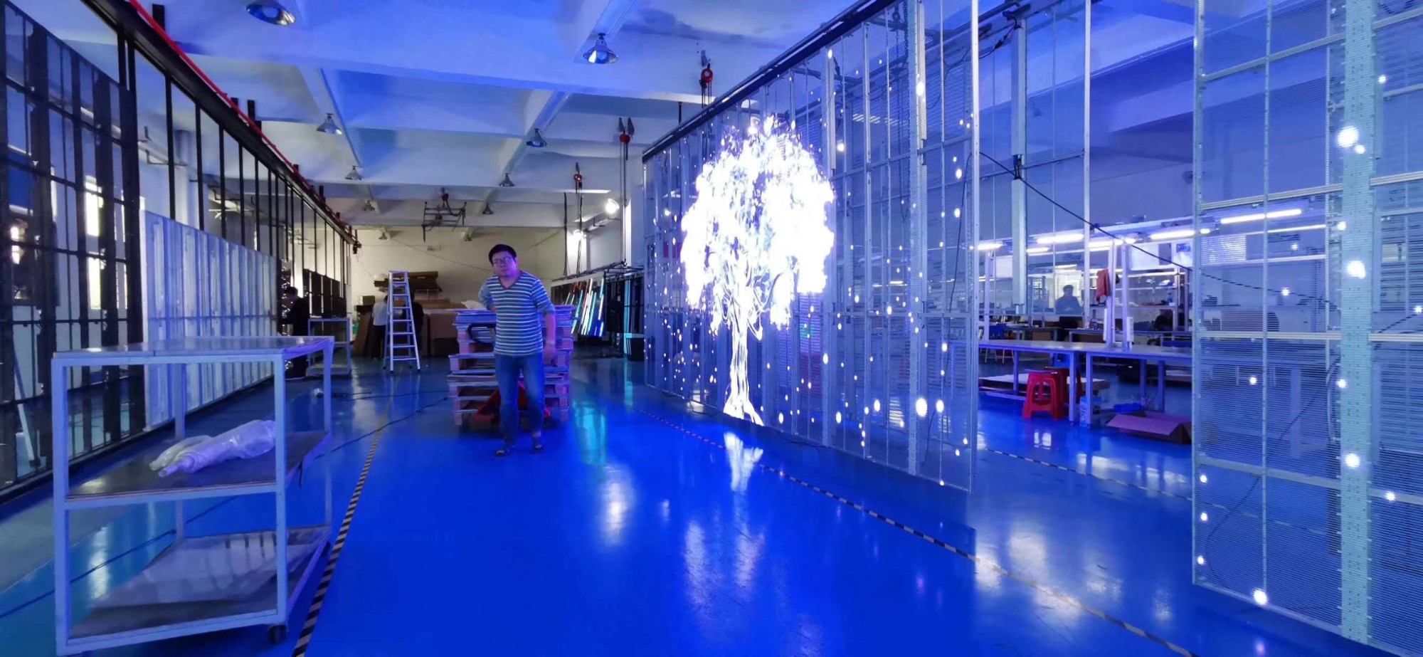 Show Window Led Transprent Display Screen