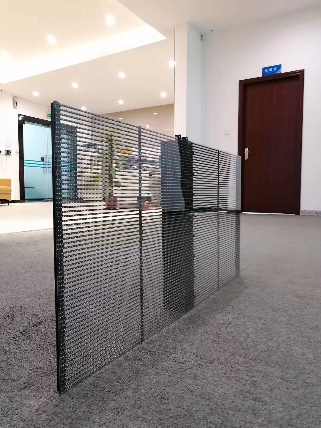 Show Window Led Transprent Display Screen