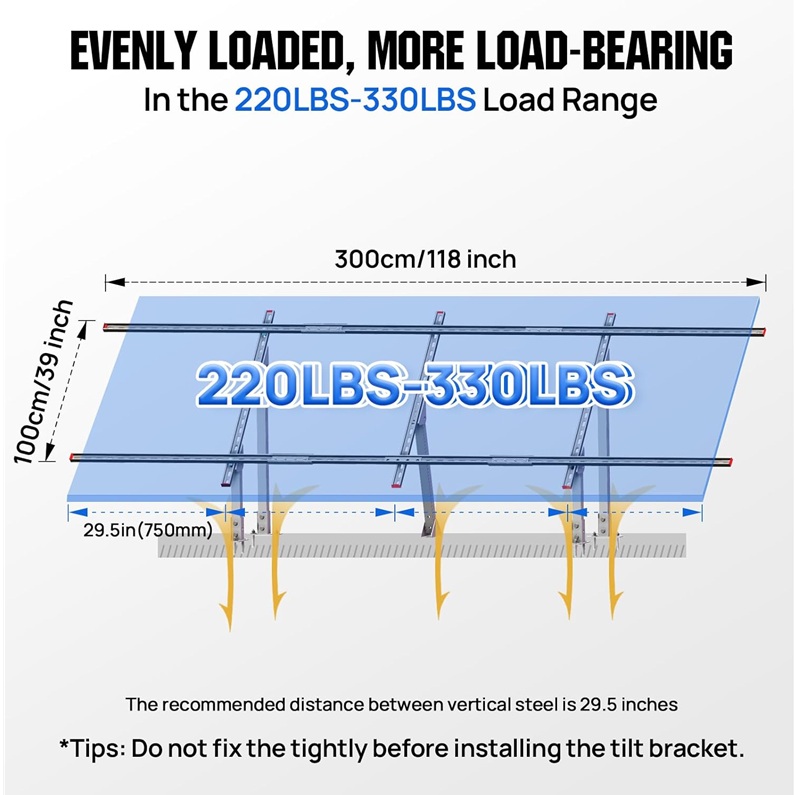 Solar Ground Mount Adjustable Solar Panel Mounting Brackets