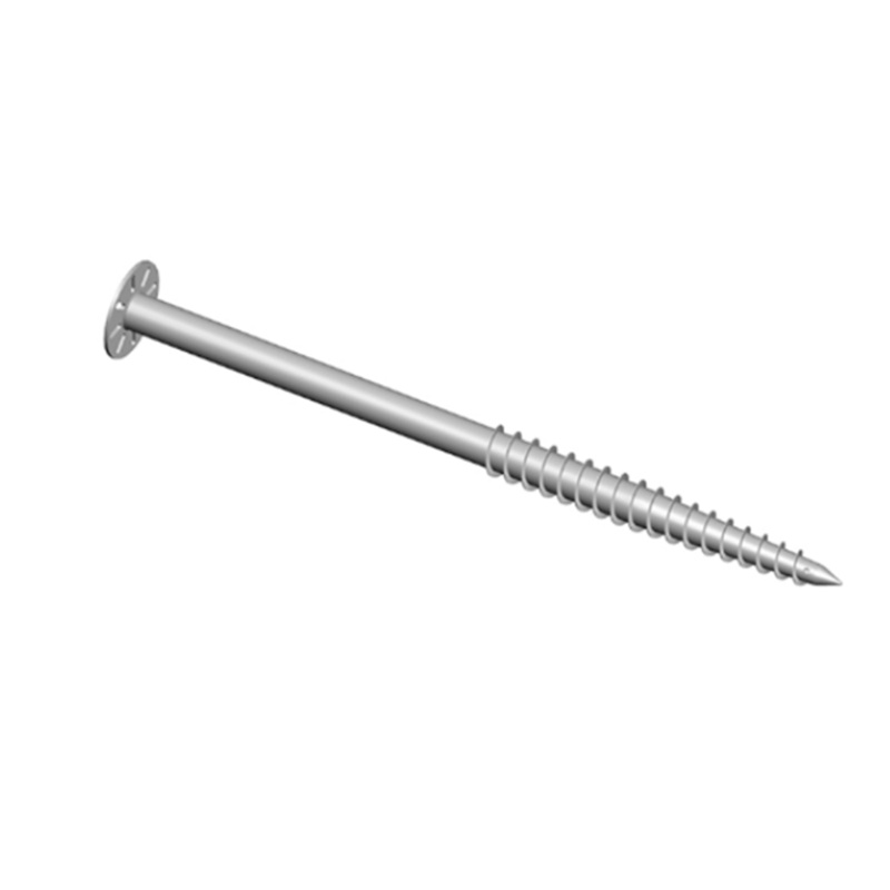 Solar Ground Mounts Q235 Steel Hot-dip Galvanized Ground Screw